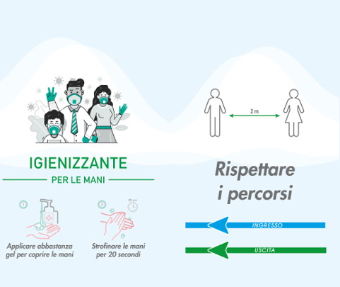 Igienizzazione e distanza